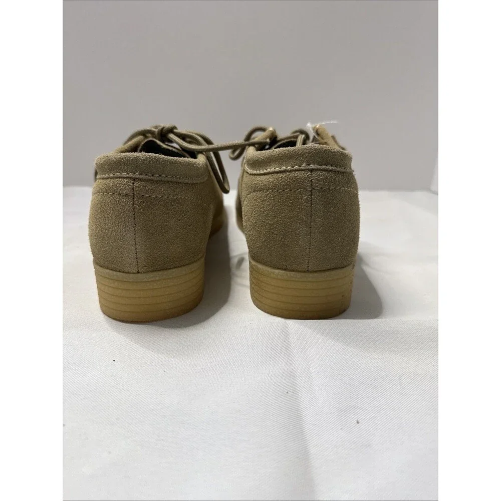 Drexlite Women’s Size 8 Tan Suede Lace Up Shoe - Picture 4 of 6